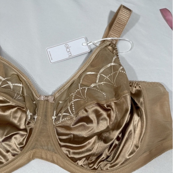 NWT $62 Elomi [ 46DD US ] Cate Underwired Bra in Hazel Nude‎ - Picture 6 of 11